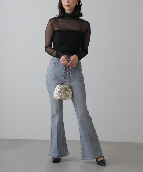 FREE'S MART（フリーズマート）の「◆スクエアバックルミュール（その他シューズ・レディース・ブラック/ブルー/ホワイト・SMALL/MEDIUM）」の11枚目の写真