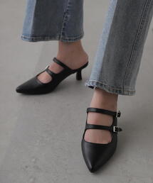 FREE'S MART | ◆スクエアバックルミュール(その他シューズ)