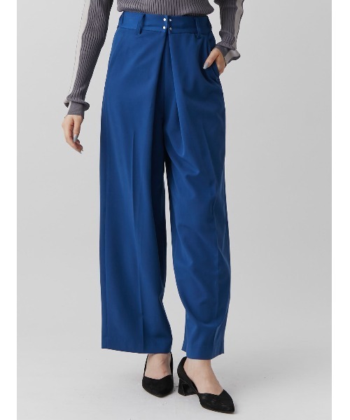 セール】フロントホックタックワイドパンツ（その他パンツ）｜TONAL  