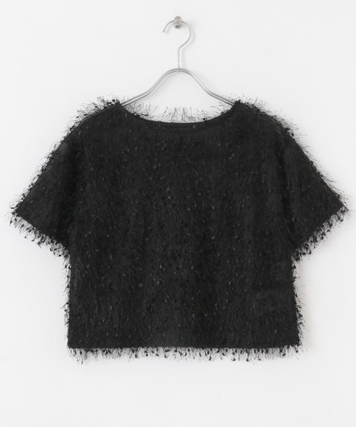 SENSE OF PLACE by URBAN RESEARCH（センスオブプレイスバイアーバンリサーチ）の「フリンジテープトップ(半袖)（その他トップス・レディース・オフホワイト/ブラック/オレンジ・ONE）」の14枚目の写真