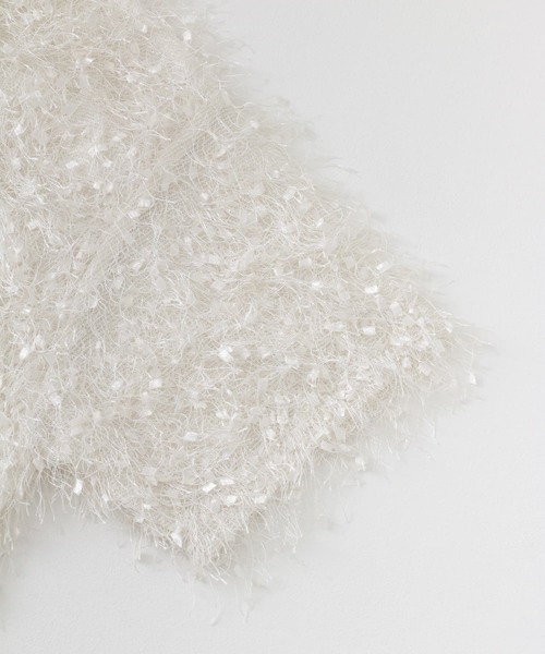 SENSE OF PLACE by URBAN RESEARCH（センスオブプレイスバイアーバンリサーチ）の「フリンジテープトップ(半袖)（その他トップス・レディース・オフホワイト/ブラック/オレンジ・ONE）」の18枚目の写真