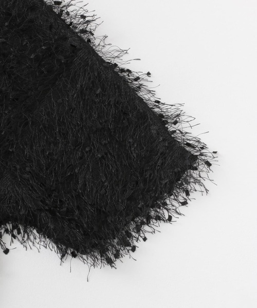 SENSE OF PLACE by URBAN RESEARCH（センスオブプレイスバイアーバンリサーチ）の「フリンジテープトップ(半袖)（その他トップス・レディース・オフホワイト/ブラック/オレンジ・ONE）」の19枚目の写真