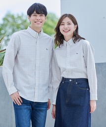 Arnold Palmer | ポリコットン チェック ピーチ 長袖 シェア シャツ(シャツ/ブラウス)