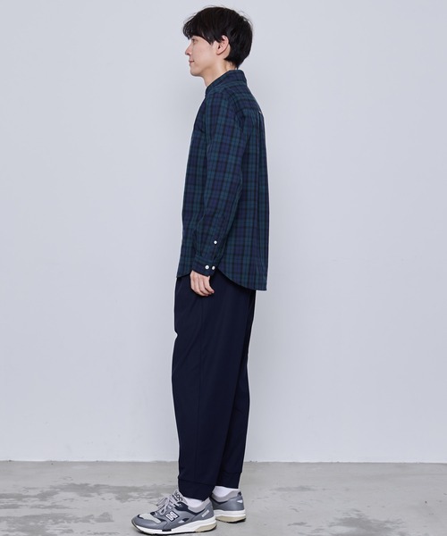 Arnold Palmer（アーノルドパーマー）の「ポリコットン チェック ピーチ 長袖 シェア シャツ（シャツ/ブラウス・レディース・グリーン/オフホワイト・LL/L/M/S/XS）」の14枚目の写真