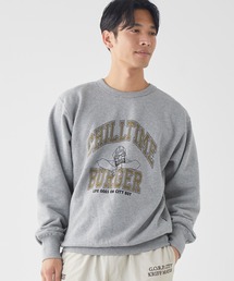 KRIFF MAYER（クリフメイヤー）の「チルタイム裏起毛クルー(バーガー)（スウェット・メンズ）」