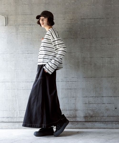 niko and...（ニコアンド）の「オリジナルボリュームフリンジスニーカー（スニーカー・レディース・ブラック/アイボリー・MEDIUM/LARGE）」の13枚目の写真