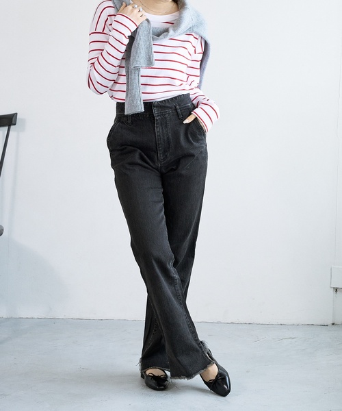 LE TALON（ルタロン）の「《追加》フレンチスクエアバレエ（バレエシューズ・レディース・ネイビー/ゴールド/キャメル/レッド/ブラウン系その他/ブラック系その他・23.5cm/23cm/22.5cm/22cm/21.5/25.5cm/25cm/24.5cm/24cm/26cm）」の14枚目の写真