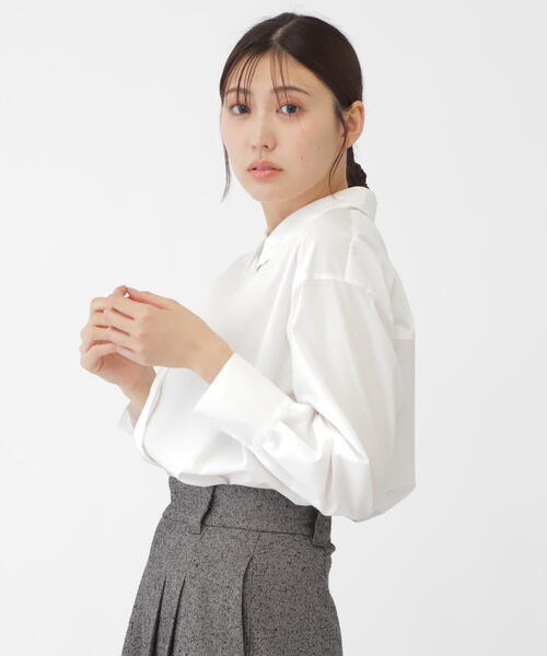 JILL by JILL STUART(ジルバイジルスチュアート)の「◇ビジューシャツブラウス(シャツ/ブラウス・レディース・ホワイト/ブルー・FREE)」の19枚目の写真