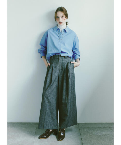 JILL by JILL STUART(ジルバイジルスチュアート)の「◇ビジューシャツブラウス(シャツ/ブラウス・レディース・ホワイト/ブルー・FREE)」の10枚目の写真