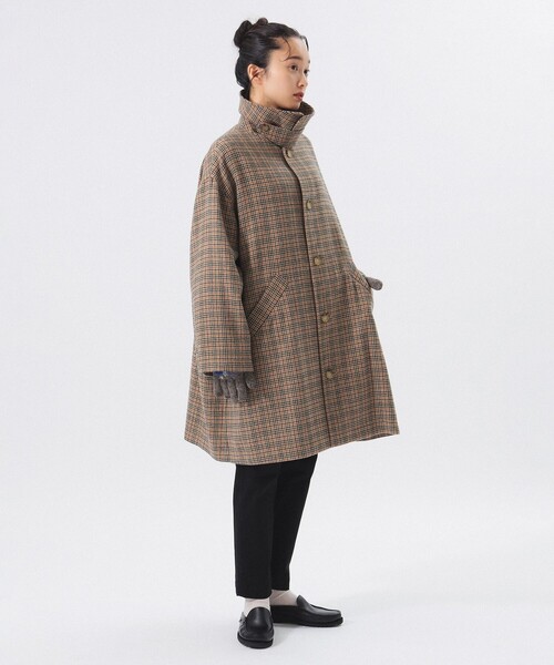 beams boy ビームスボーイガンクラブチェックコート2024