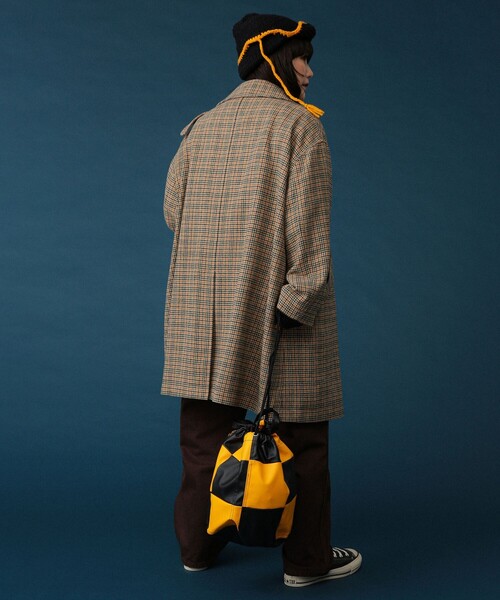 BEAMS BOY（ビームスボーイ）の「ガンクラブ チェックコート（その他アウター・レディース・ベージュ/チャコールグレー・ONE SIZE）」の18枚目の写真