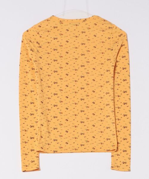 i-dare（アイディア）の「【i-dare】小花柄 カットソー（Tシャツ/カットソー・レディース・イエロー・LARGE/MEDIUM/SMALL）」の4枚目の写真