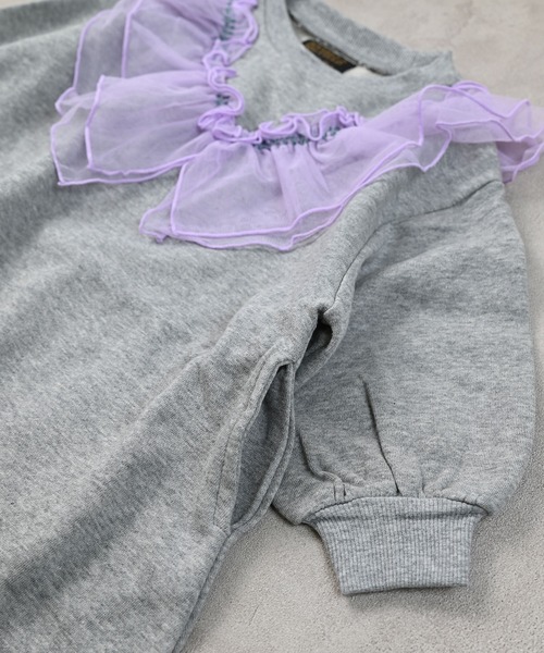 BIG FIELD(ビッグフィールド)の「ウラケチュールドッキングワンピース(ワンピース・キッズ・杢グレー/オフホワイト/ベージュ・90/100/110/120/140/150/130)」の15枚目の写真