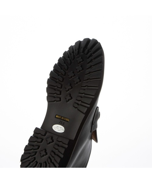 Mode et Jacomo（モードエジャコモ）の「ハイカットビットローファー（ローファー・レディース・ブラック/ダークブラウン/ダークベージュ・22.5cm/23cm/23.5cm/24cm/24.5cm）」の7枚目の写真