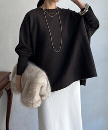 DouDou | ポンチョニット(ニット/セーター)