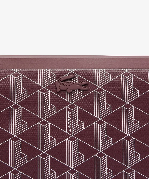 LACOSTE(ラコステ)の「ゼリー ミニクラッチバッグ(クラッチバッグ・レディース・ワイン/ベージュ・FREE)」の10枚目の写真