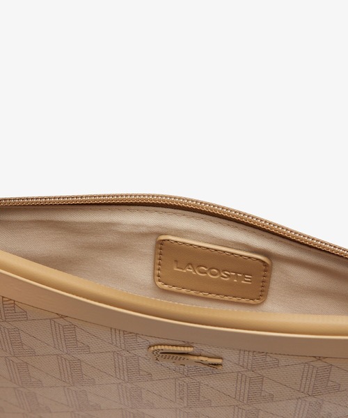 LACOSTE(ラコステ)の「ゼリー ミニクラッチバッグ(クラッチバッグ・レディース・ワイン/ベージュ・FREE)」の5枚目の写真