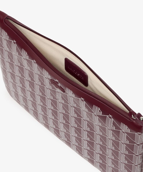 LACOSTE(ラコステ)の「ゼリー ミニクラッチバッグ(クラッチバッグ・レディース・ワイン/ベージュ・FREE)」の11枚目の写真