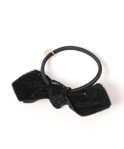 niko and...（ニコアンド）の「リボンラメヘアゴム（ヘアゴム・レディース・イエロー/ブラック/グレー・0）」の4枚目の写真
