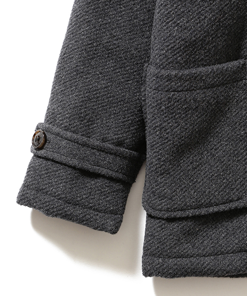 B:MING by BEAMS（ビーミングバイビームス）の「ビーミング by ビームス / メルトン中綿ダッフルコート（ダッフルコート・キッズ・ネイビー/グレー・90/110/100/120/130/150/140/80）」の16枚目の写真