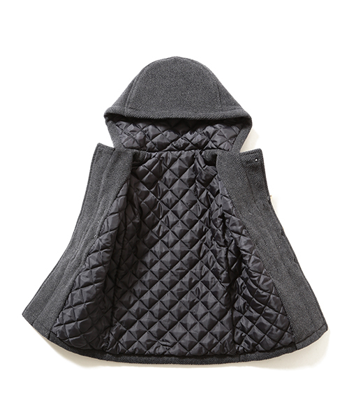 B:MING by BEAMS（ビーミングバイビームス）の「ビーミング by ビームス / メルトン中綿ダッフルコート（ダッフルコート・キッズ・ネイビー/グレー・90/110/100/120/130/150/140/80）」の20枚目の写真