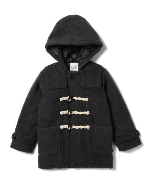 B:MING by BEAMS（ビーミングバイビームス）の「ビーミング by ビームス / メルトン中綿ダッフルコート（ダッフルコート・キッズ・ネイビー/グレー・90/110/100/120/130/150/140/80）」の21枚目の写真