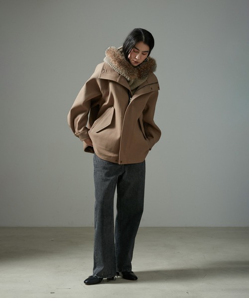 FRATELLI TALLI fox fur バラクラバ FRATELLI TALLI ニット帽 ニット