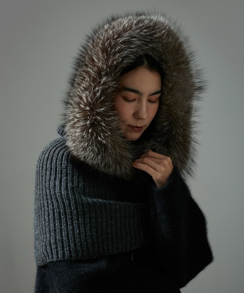 FRATELLI TALLI（フラテリタリ）の「【FRATELLI TALLI(フラテリータリー)】KRASH（ストール/ショール・レディース・チャコールグレー/ブラウン系その他2・FREE）」の5枚目の写真