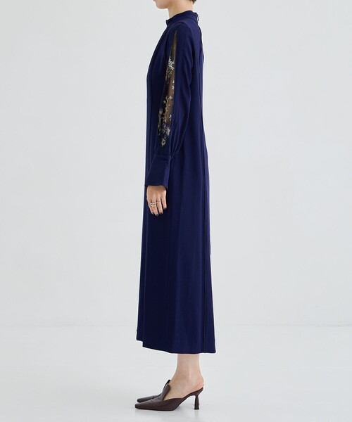 MURRAL（ミューラル）の「【MURRAL/ミューラル】Petal sleeve lace dress（ドレス・レディース・ブラック/ネイビー・000/1）」の17枚目の写真