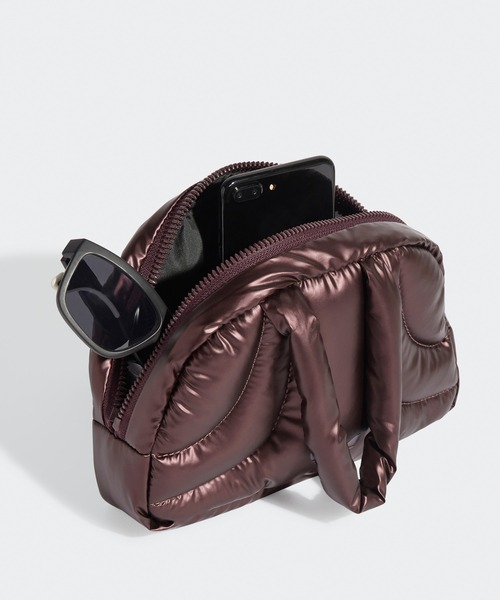 adidas（アディダス）の「adidas/アディダス HERI BOWLING BAG ミニ ボーリングバッグ ハンドバック（ハンドバッグ・レディース・ゴールド/ピンク/ダークパープル・FREE）」の6枚目の写真