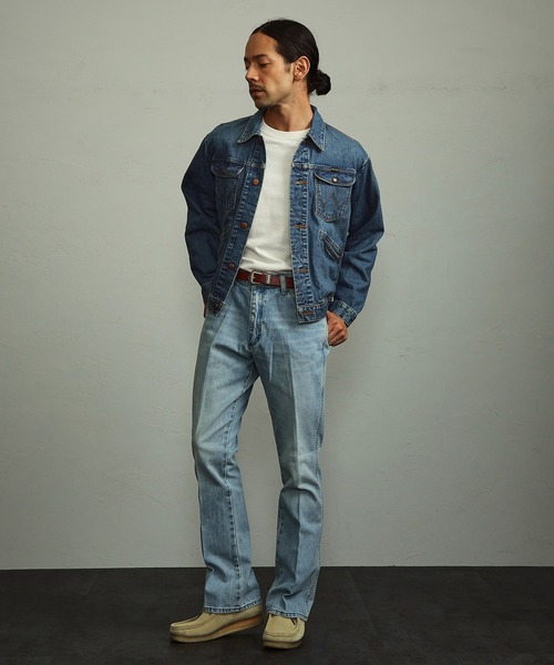 【Wrangler】 ラングラー 124MJZ デニムジャケット 90s グレー Wrangler - 【Wrangler】 ラングラー 124MJZ デニムジャケット