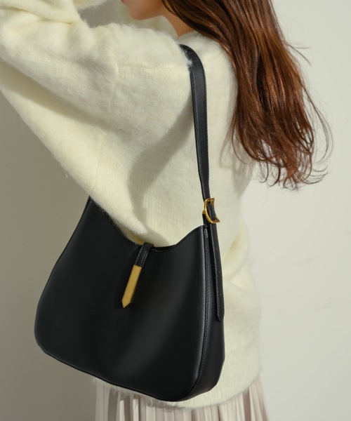 【ポーチ付き！】ラウンドトートバッグ（ショルダーバッグ）｜NEUNA（ヌナ）