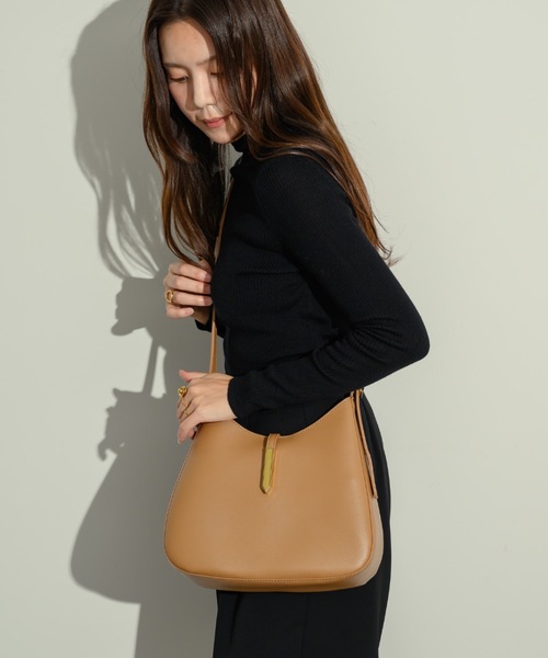 【ポーチ付き！】ラウンドトートバッグ（ショルダーバッグ）｜NEUNA（ヌナ）