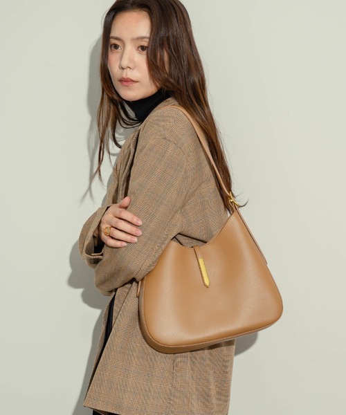 【ポーチ付き！】ラウンドトートバッグ（ショルダーバッグ）｜NEUNA（ヌナ）