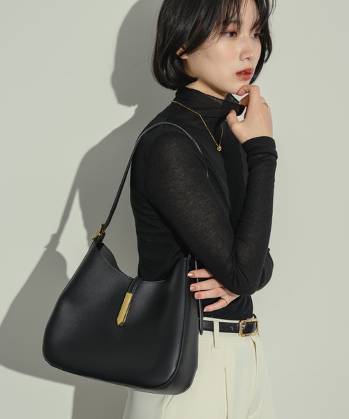 【ポーチ付き！】ラウンドトートバッグ（ショルダーバッグ）｜NEUNA（ヌナ）