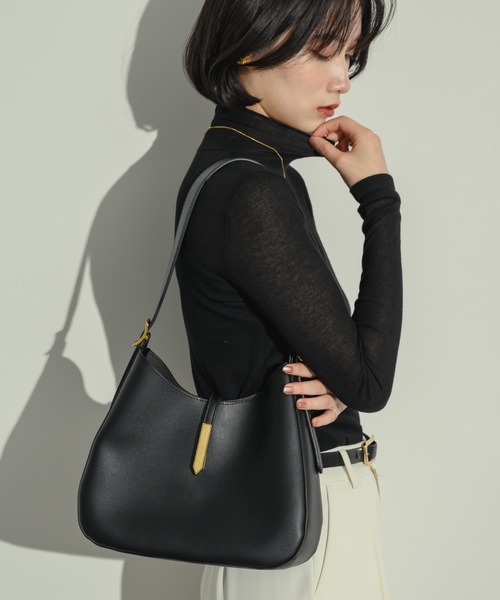 【ポーチ付き！】ラウンドトートバッグ（ショルダーバッグ）｜NEUNA（ヌナ）