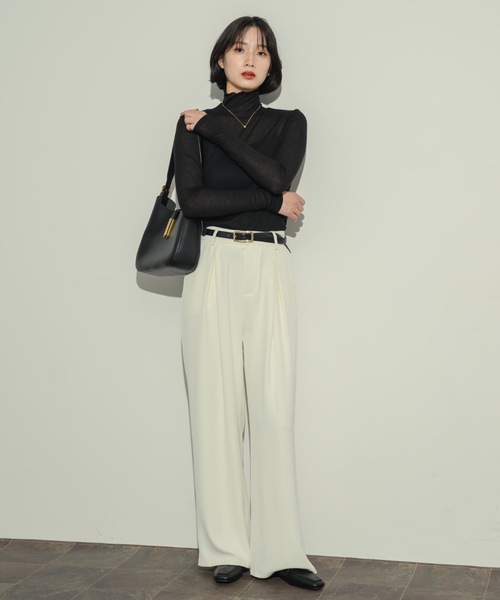 【ポーチ付き！】ラウンドトートバッグ（ショルダーバッグ）｜NEUNA（ヌナ）