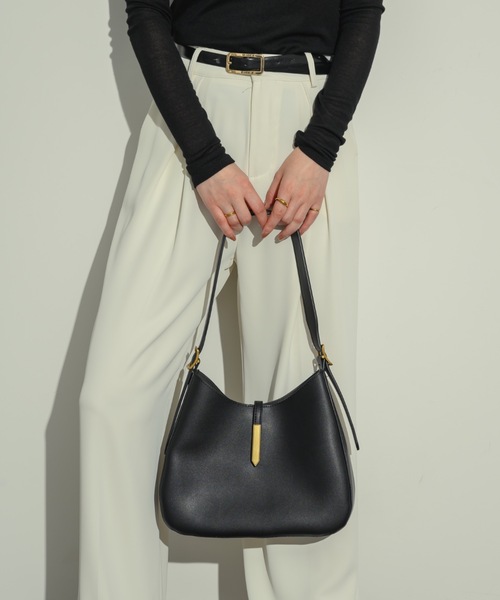 【ポーチ付き！】ラウンドトートバッグ（ショルダーバッグ）｜NEUNA（ヌナ）