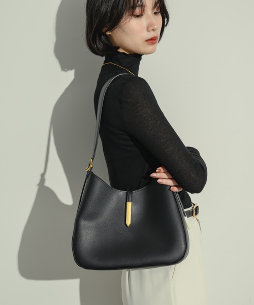 【ポーチ付き！】ラウンドトートバッグ（ショルダーバッグ）｜NEUNA（ヌナ）