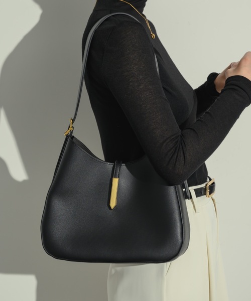 【ポーチ付き！】ラウンドトートバッグ（ショルダーバッグ）｜NEUNA（ヌナ）