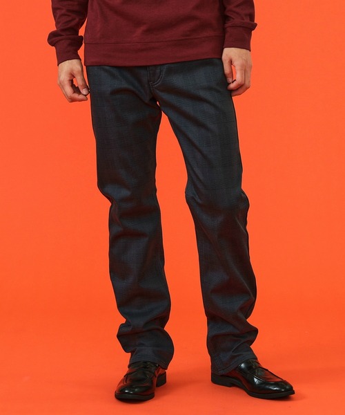 EDWIN(エドウィン)の「EDWIN エドウィン WILD FIRE インターナショナルベーシック 403 ストレート デニムパンツ ジーンズ 暖パンツ 裏起毛(デニムパンツ・メンズ・ブラック/カーキ/インディゴブルー/チェック/チャコールグレー/ハウンドトゥース・28/29/30/31/32/33/34/36)」の5枚目の写真