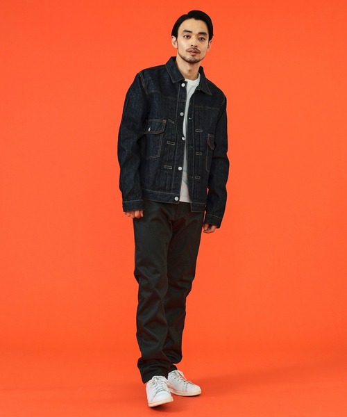 EDWIN(エドウィン)の「EDWIN エドウィン WILD FIRE インターナショナルベーシック 403 ストレート デニムパンツ ジーンズ 暖パンツ 裏起毛(デニムパンツ・メンズ・ブラック/カーキ/インディゴブルー/チェック/チャコールグレー/ハウンドトゥース・28/29/30/31/32/33/34/36)」の7枚目の写真