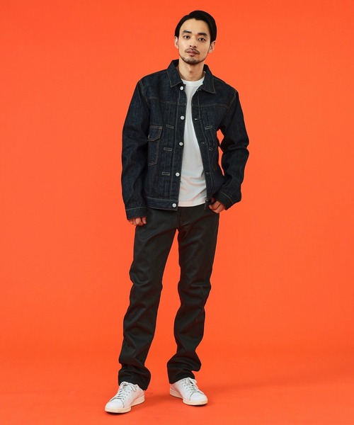 EDWIN(エドウィン)の「EDWIN エドウィン WILD FIRE インターナショナルベーシック 403 ストレート デニムパンツ ジーンズ 暖パンツ 裏起毛(デニムパンツ・メンズ・ブラック/カーキ/インディゴブルー/チェック/チャコールグレー/ハウンドトゥース・28/29/30/31/32/33/34/36)」の8枚目の写真