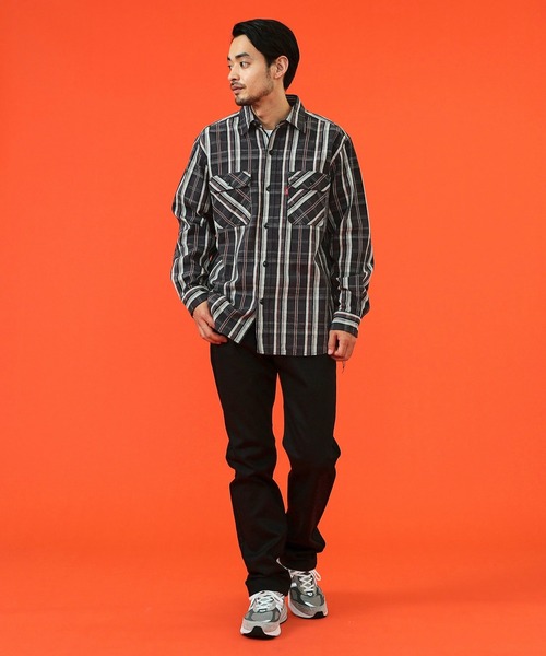 EDWIN(エドウィン)の「EDWIN エドウィン WILD FIRE インターナショナルベーシック 403 ストレート デニムパンツ ジーンズ 暖パンツ 裏起毛(デニムパンツ・メンズ・ブラック/カーキ/インディゴブルー/チェック/チャコールグレー/ハウンドトゥース・28/29/30/31/32/33/34/36)」の18枚目の写真