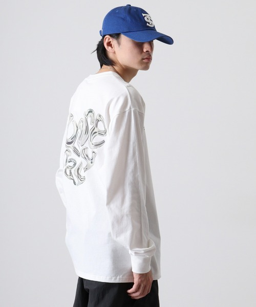 セール】Metal heart logo reflector PT long T-shirt / メタル