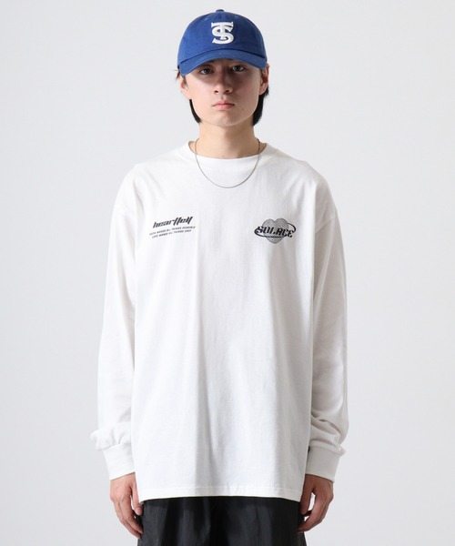 SUGGESTION(サジェッション)の「Metal heart logo reflector PT long T-shirt / メタルハートロゴ リフレクターPT ロングTシャツ unisex(Tシャツ/カットソー・メンズ・オフホワイト/ブラック・M/L)」の18枚目の写真