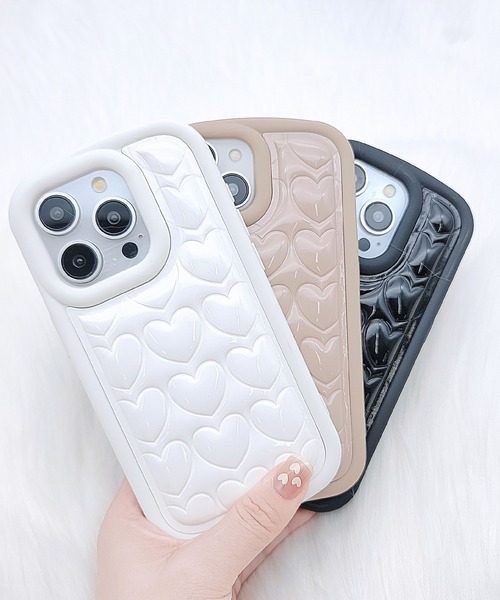 い*の様 最終値下げ‼️ 美品‼️ LOAR LH-350 新品ハードケースセッ セール】3D ハート ソフト iPhone ケース(スマホケース/カバー