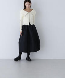 NATURAL BEAUTY BASIC（ナチュラルビューティーベーシック）の「◇ジャガードコクーンスカート（スカート・レディース）」