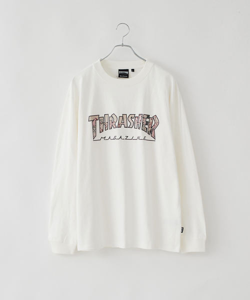 セール】【THRASHER / スラッシャー】 別注 浮世絵 '桜' ロンTEE