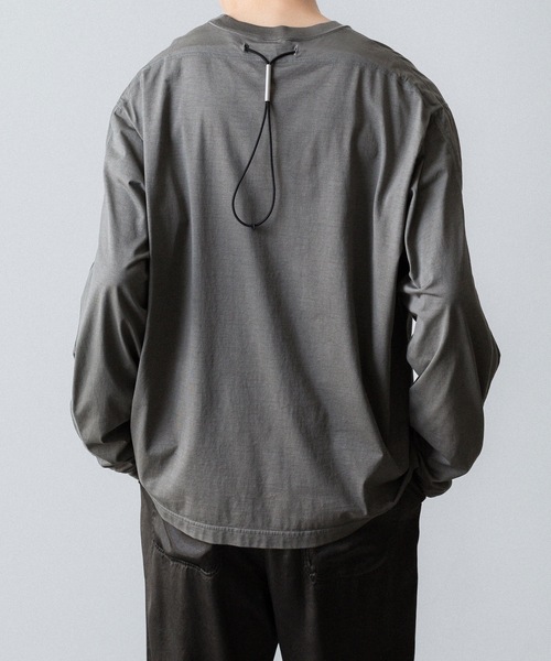 セール】100/3 スエードジャージー ディストレスト ベッセル L/S TEE